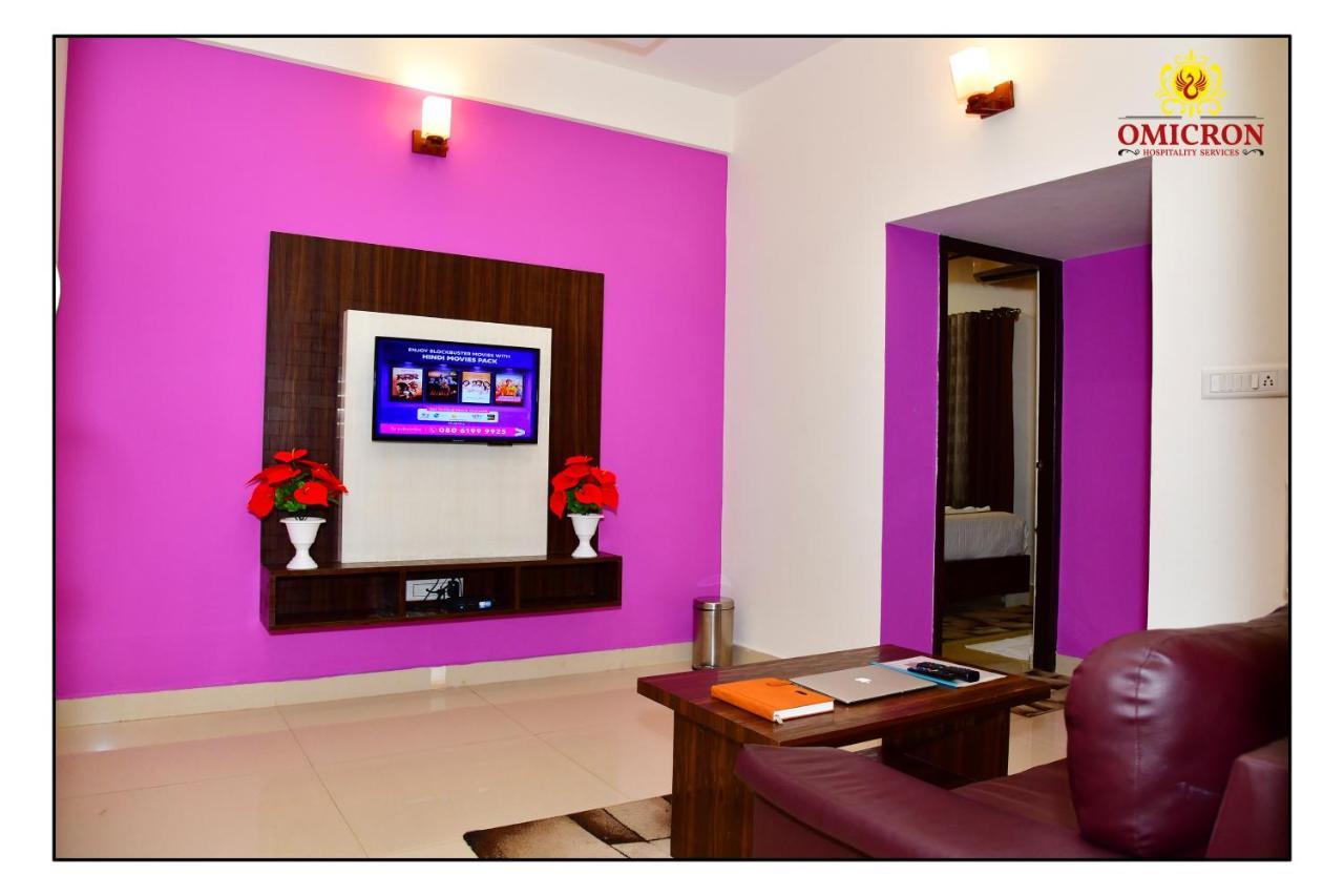 Hotel Omicron 1 Bhk Studio Room Bangalore Exterior photo